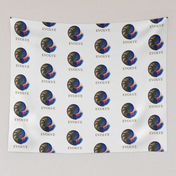 Item preview, Cosmic Nautilus Evolve Spiral Design designed and sold by Shoot-The-Moon.