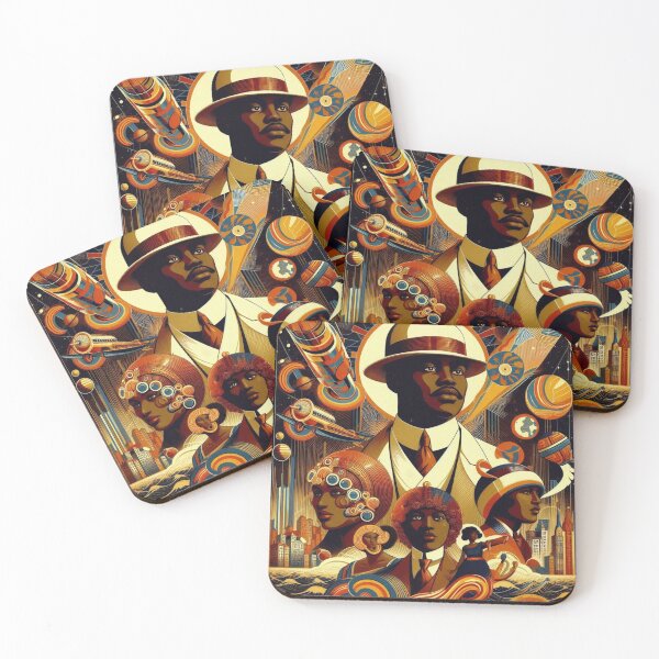 Item preview, 1920s Afro-Futurism Posters ( II ) designed and sold by PrintAfricanArt.
