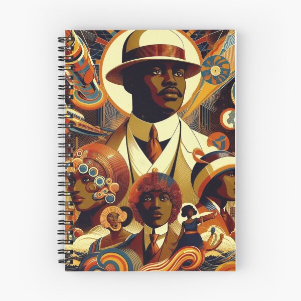Item preview, 1920s Afro-Futurism Posters ( II ) designed and sold by PrintAfricanArt.