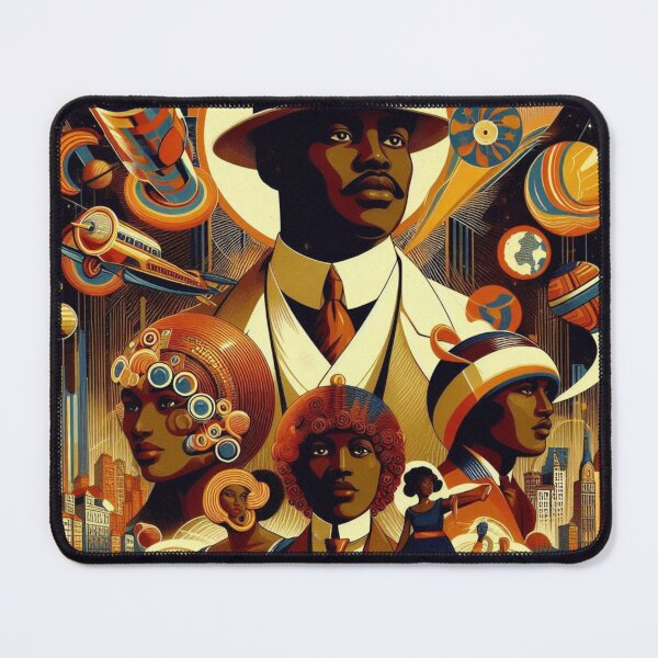 Item preview, 1920s Afro-Futurism Posters ( II ) designed and sold by PrintAfricanArt.