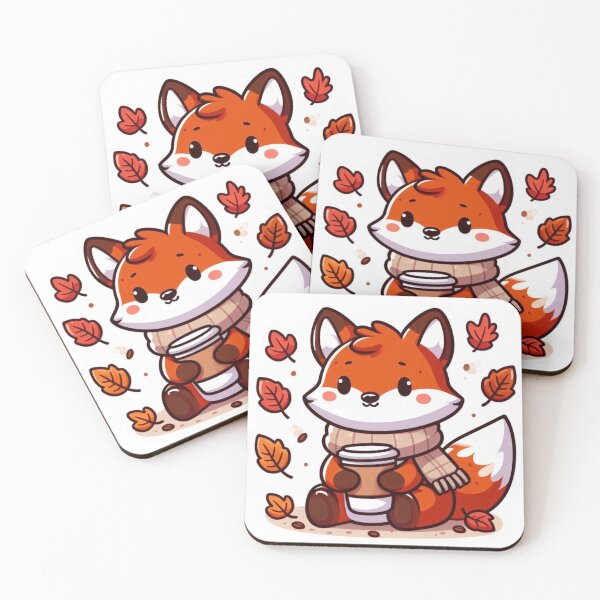 Item preview, Fox + Coffee = Happiness designed and sold by FalistY.