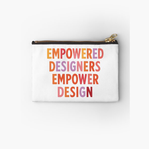 Item preview, Empowered Designers Empower Design - UX Designer | Product Designer | UI Designer Stickers designed and sold by PoshPixel.