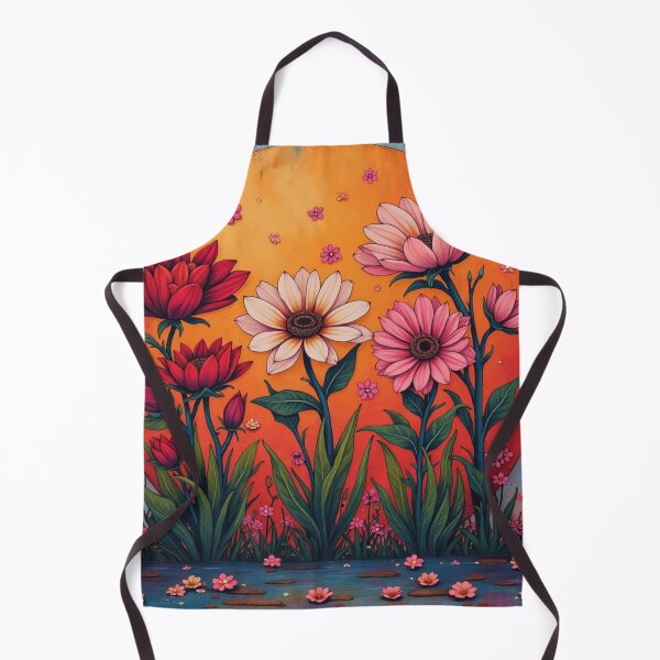Item preview, Floral Moon Serenade, Vibrant Whimsical Art . designed and sold by StickAndStyle .