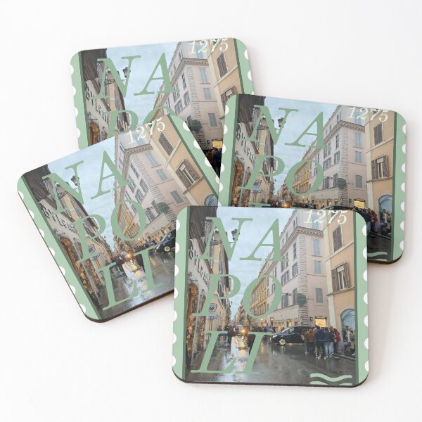 Item preview, Naples Italy Postage Stamp Sticker designed and sold by PhoebesFunkyArt.