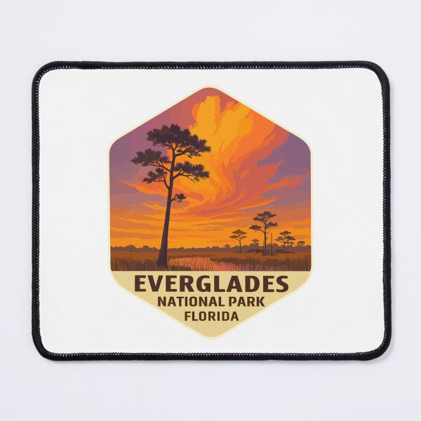 Item preview, Everglades National Park Retro Swamp Wildlife Sticker designed and sold by Ismeal Von.