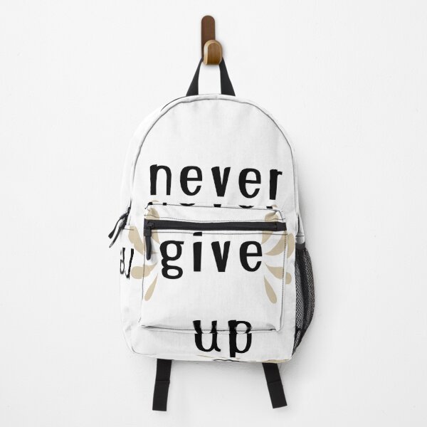 Item preview, Never Give Up – Simple Elegant Motivational Print designed and sold by beeprintbychloe.