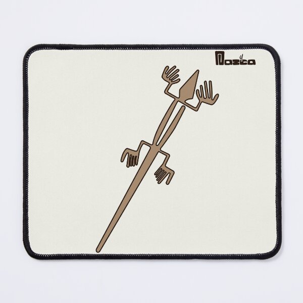 Item preview, Nazca Lines - Lizard with Stylised Breast Logo designed and sold by kernowerno.