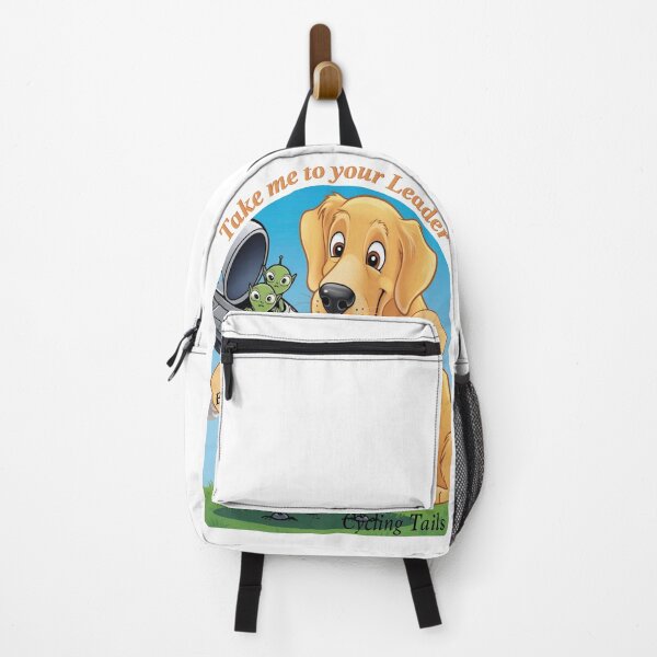 Item preview, Dog Alien Cartoon "Take Me to Your Leader" designed and sold by Cycling Tails.