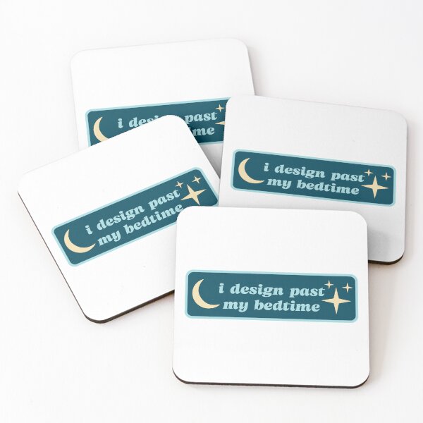 Item preview, I design past my bedtime - UX Designer | Product Designer | UI Designer Stickers designed and sold by PoshPixel.