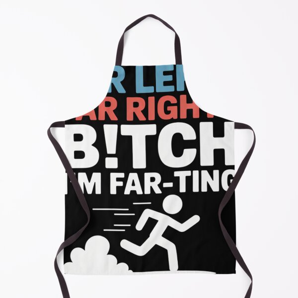 Item preview, Political Fart Joke Design Far Left Far Right I’m Farting designed and sold by blueyeeti.