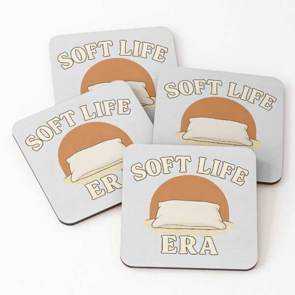 Item preview, Soft Life Era – Minimalist Pillow Vintage Design designed and sold by ArtEcho2026.