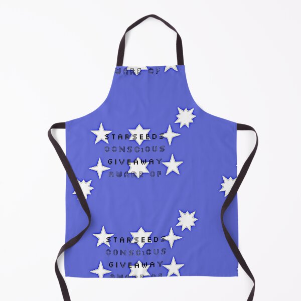 Item preview, Different star shapes in white on blue background ,starseeds, conscious ,giveaway and aware of words designed and sold by wallartofmio.