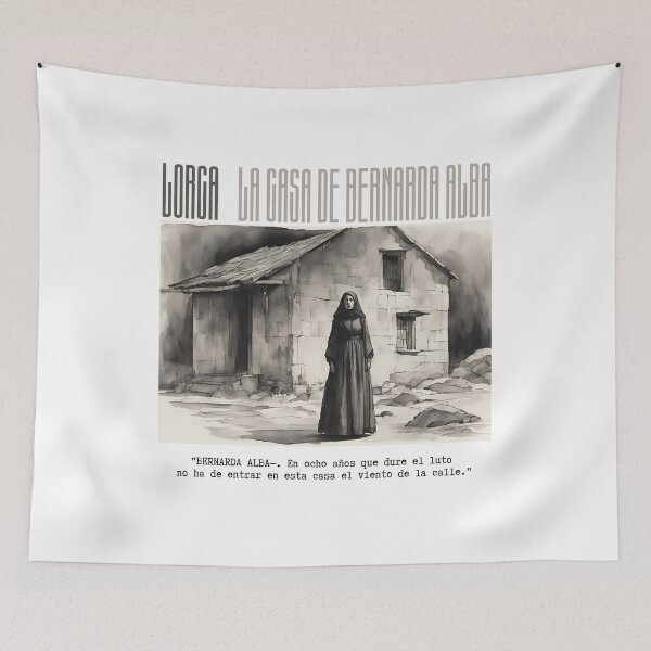 Item preview, Quote from 'The House of Bernarda Alba' by Federico García Lorca designed and sold by Filologica.