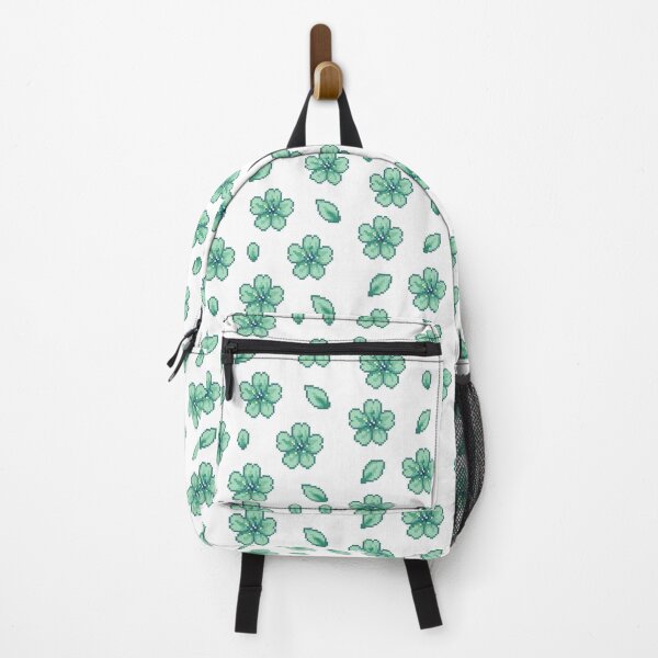 Item preview, Pixel Sakura Blossoms - Mint designed and sold by retro_pixel.