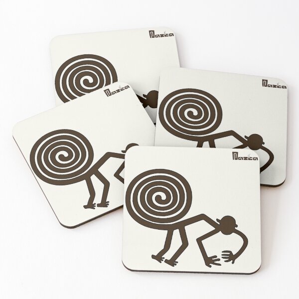 Item preview, Nazca Lines - Monkey with Stylised Breast Logo designed and sold by kernowerno.