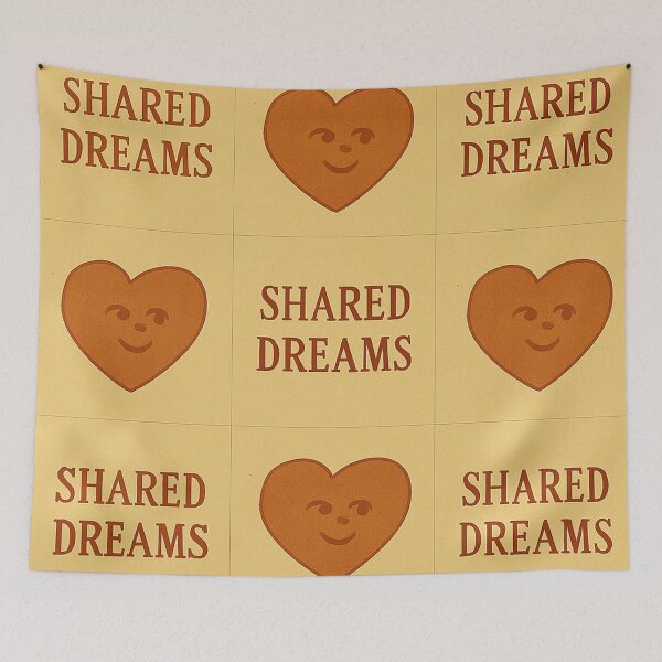 Item preview, Shared Dreams Happy Hearts Pattern designed and sold by Owcomm.
