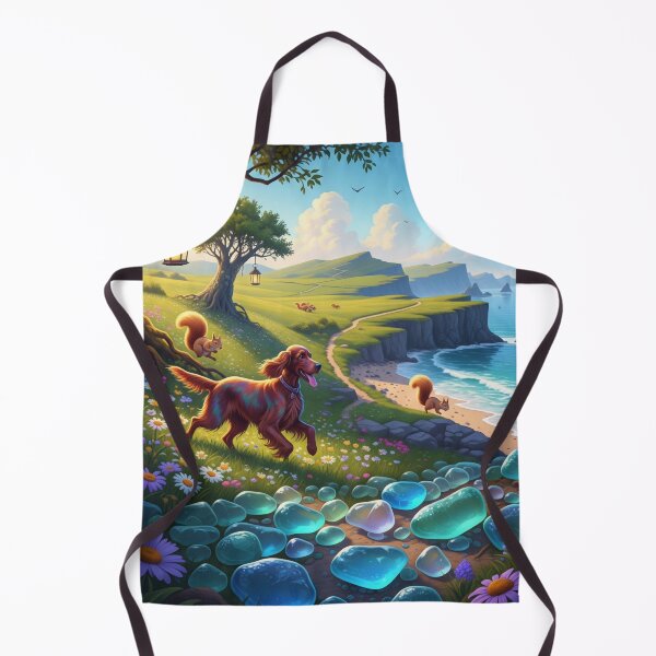 Item preview, The Magical World of My Irish Setter designed and sold by whatsinmyhead.