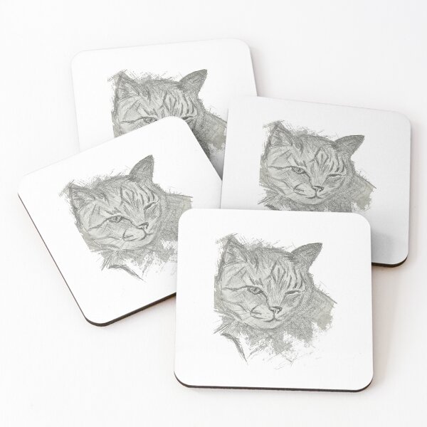 Item preview, Pencil Cat designed and sold by TahelArt.