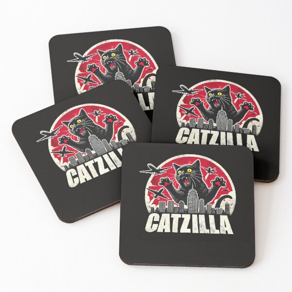 Item preview, CATZILLA – Funny Giant Cat City Destroyer Parody Design designed and sold by ArmyAbodo.