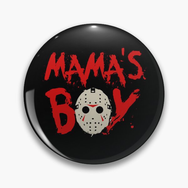 Item preview, Meme de eslogan de película de terror de Mama's Boy Slasher para chicos y hombres designed and sold by BoggsNicolasArt.