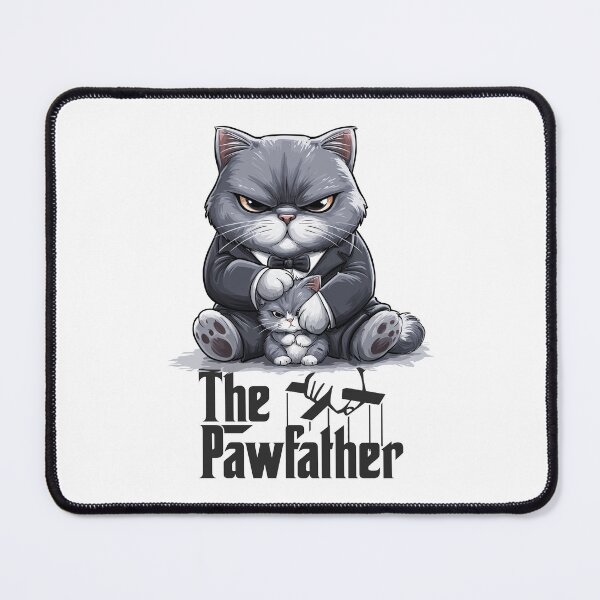Item preview, Movie parody - The Pawfather - Grumpy Cat Mafia Boss designed and sold by hamishby.