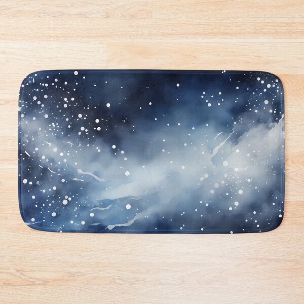 Item preview, White Galaxy in Dark Blue Space designed and sold by CalmnessbyChoice.