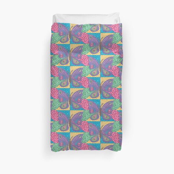 Alien Smile Butterfly Duvet Cover