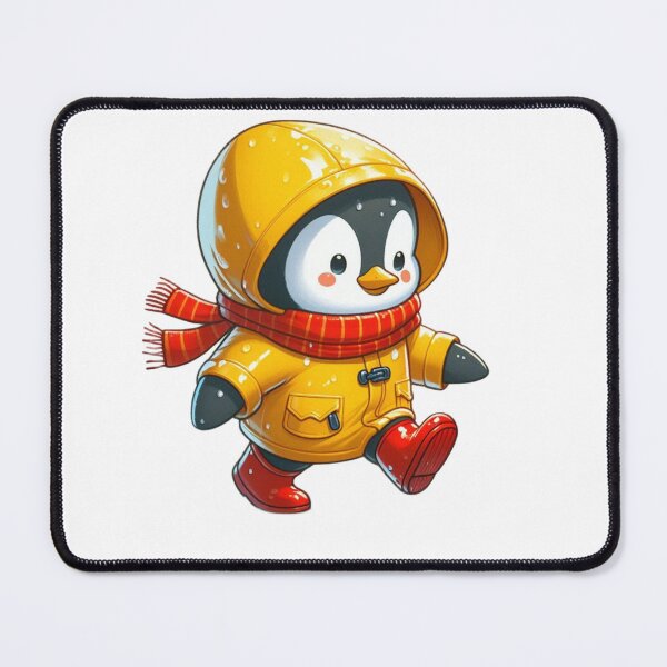 Item preview, Penguin in Raincoat - Cute Splashy Animal Design designed and sold by Confuzz1ed.