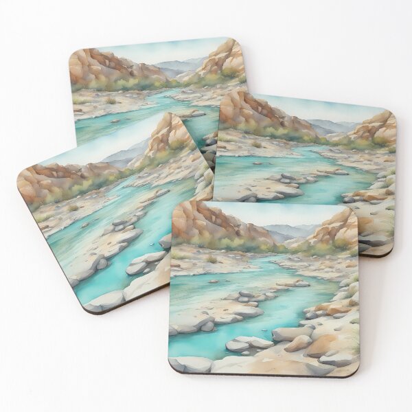 Aperçu de l'œuvre Ruisseau Turquoise Canyon créée et vendue par CalmnessbyChoice.