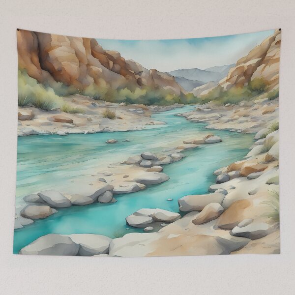 Aperçu de l'œuvre Ruisseau Turquoise Canyon créée et vendue par CalmnessbyChoice.