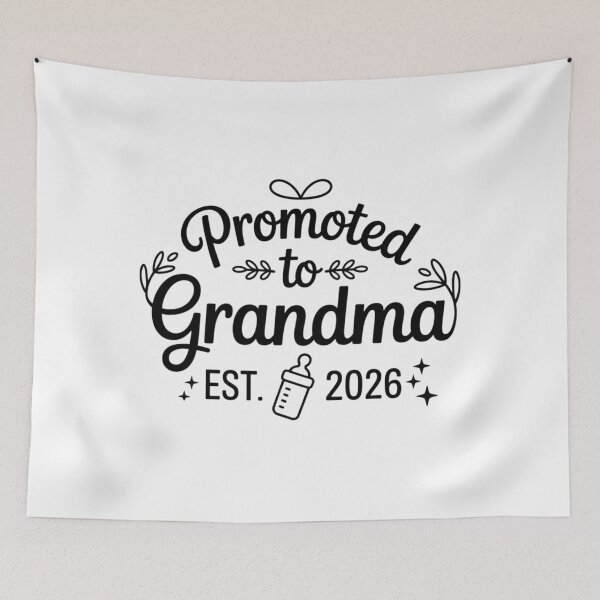 Item preview, Promoted to Grandma Est. 2026 Simple Minimalist New Grandma T-Shirt designed and sold by podlook.