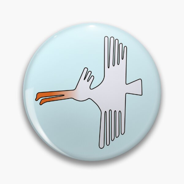 Item preview, Nazca Lines - Pelican with Stylised Breast Logo designed and sold by kernowerno.