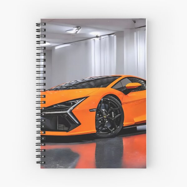 Item preview, Lamborghini Revuelto in Arancio – Sleek Modern Supercar Art designed and sold by PosterFuel.