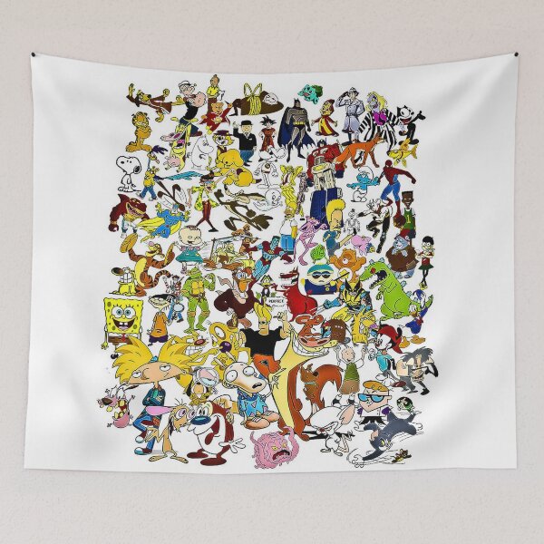 Item preview, classic cartoons 80s and 90s tv childrens programs kids designed and sold by differenttings.