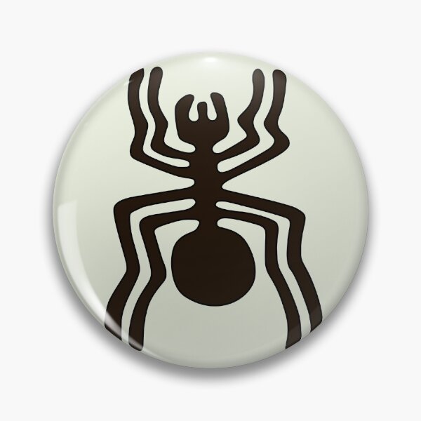 Item preview, Nazca Lines - Spider with Stylised Breast Logo designed and sold by kernowerno.