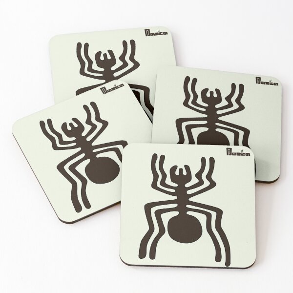 Item preview, Nazca Lines - Spider with Stylised Breast Logo designed and sold by kernowerno.
