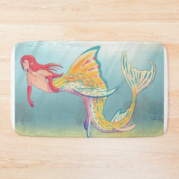 Item preview, Colourful Merman designed and sold by SilvrAlligatr.