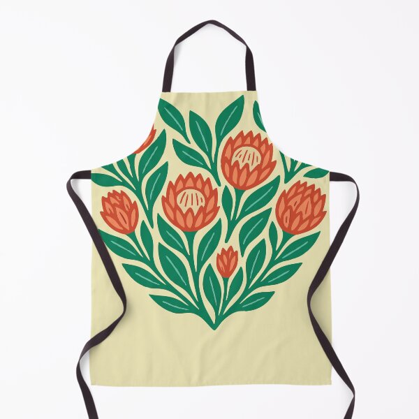 Item preview, African King Protea Flower Heart South Africa Pattern designed and sold by d247.