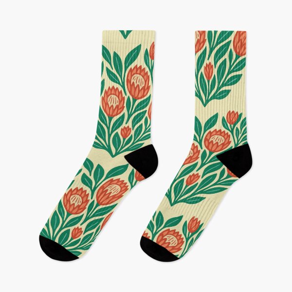 Item preview, African King Protea Flower Heart South Africa Pattern designed and sold by d247.