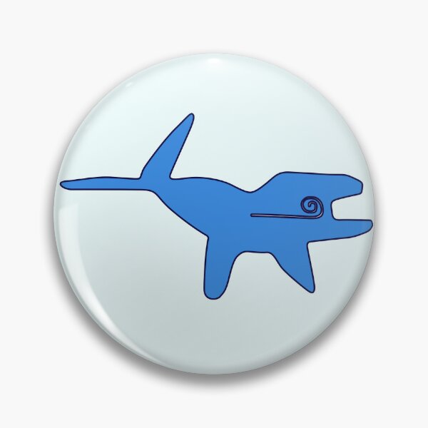 Item preview, Nazca Lines - Whale with Stylised Breast Logo designed and sold by kernowerno.