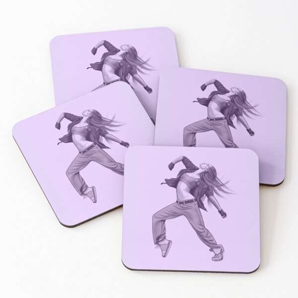 Item preview, Dancing Girl – Expressive Movement Art Print designed and sold by Magsu.art.