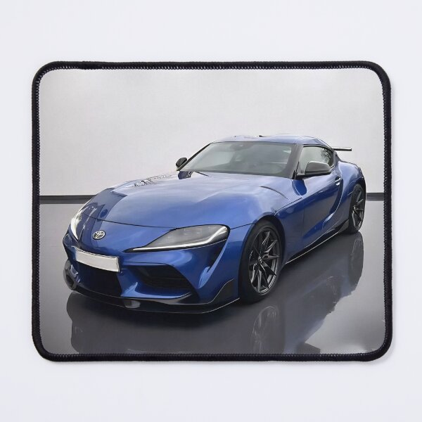 Item preview, Toyota GR Supra Front View – Aggressive Blue JDM Art designed and sold by PosterFuel.