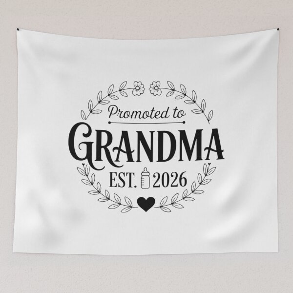 Item preview, Promoted to Grandma Est. 2026 Funny Baby Announcement T-Shirt for Women designed and sold by podlook.