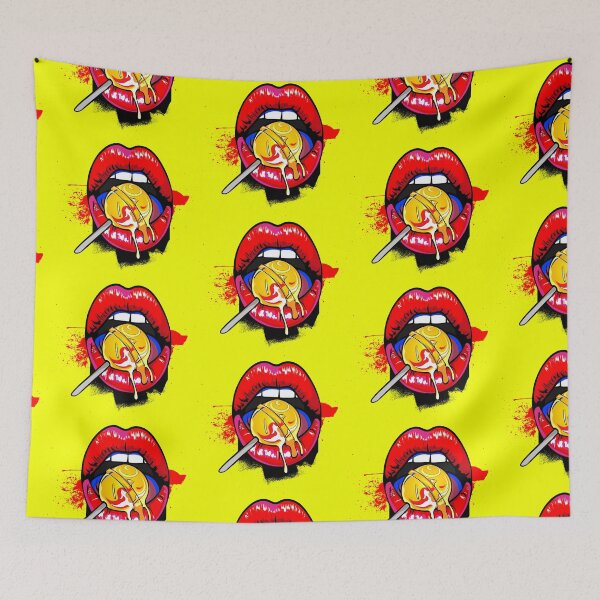 Item preview, Sensual Pop Art. Lips Embracing a Modern Lollipop designed and sold by DonVivaldo.