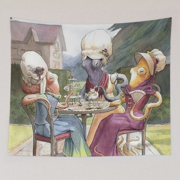 Item preview, Octopuses Tea Party designed and sold by MorningFive.