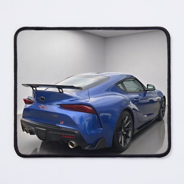 Item preview, Toyota GR Supra Rear View – JDM Legend in Blue designed and sold by PosterFuel.