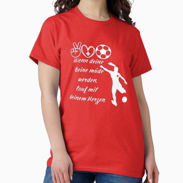 Item preview, Motivational quote Swiss women's football: Strength begins, sport woman designed and sold by Adventure paradise .