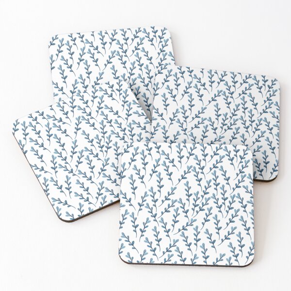 Item preview, Blue Leaf Pattern designed and sold by cadstudios.