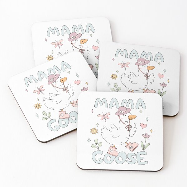 Item preview, Floral Mama Goose - Mother Goose Day designed and sold by Julza Art.
