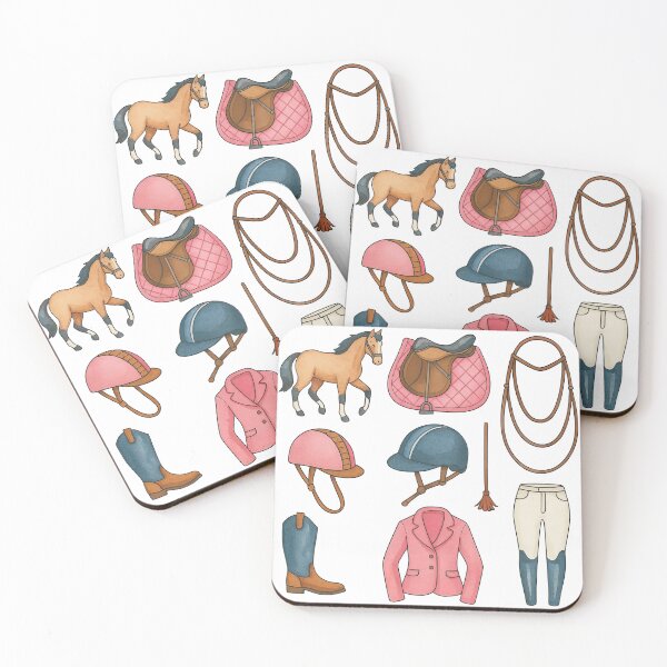 Item preview, Horse Riding Equipment and Equestrian Outfit Illustration designed and sold by ArtfulWeave.